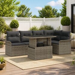 Elevate Your Outdoor Space with a 6-Piece Garden Sofa Set