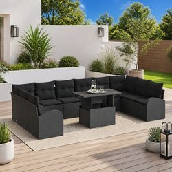 Elevate Your Outdoor Space with 11-Piece Sofa Set