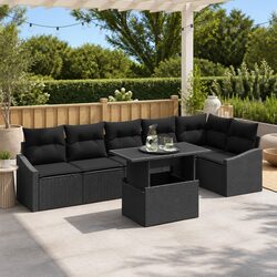 Transform Your Patio with This 7-Piece Modular Sofa Set
