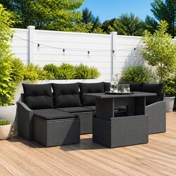 Enhance Your Garden with This Stylish 7-Piece Sofa Set