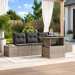 Modular 5-Piece Garden Sofa Set for Enhanced Outdoor Living