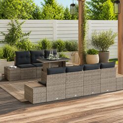 Transform Your Outdoor Living Space with 8-Piece Sofa Set
