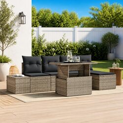Enhance Your Outdoor Experience with This 6-Piece Sofa Set