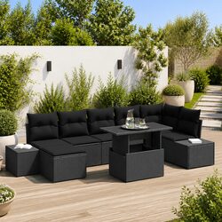 Transform Your Outdoor Space with This 8-Piece Garden Sofa Set