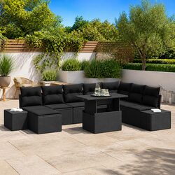 Elevate Your Outdoor Space with 9-Piece Sofa Set