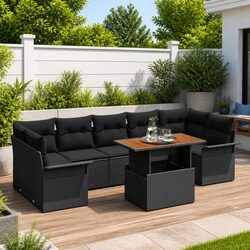 Transform Your Outdoor Space with this 8-Seater Sofa Set
