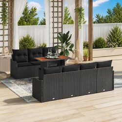 Stylish 8 Piece Outdoor Sofa Set with Versatile Design