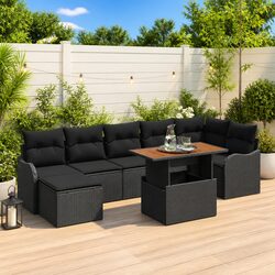 Enhance Your Outdoor Space with 8-Piece Garden Sofa Set