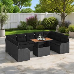 Transform Your Outdoor Space with 10-Piece Sofa Set