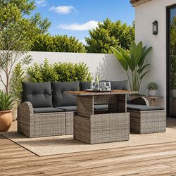 Elevate Your Outdoor Living with a 6 Piece Sofa Set