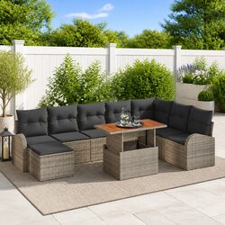 Transform Your Outdoor Space with 9-Piece Sofa Set