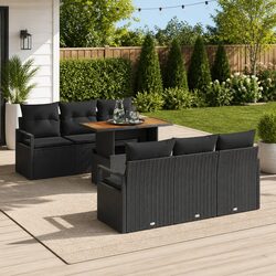 Elevate Your Outdoors with This 7-Piece Garden Sofa Set
