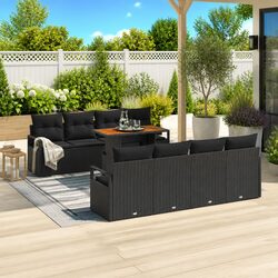 Transform Your Outdoor Space with This 9-Piece Sofa Set