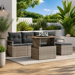 Enhance Your Outdoor Space with This 6-Piece Sofa Set