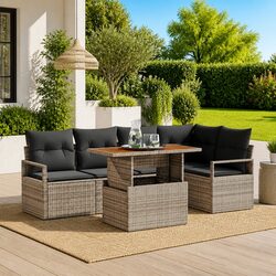 Elevate Your Outdoor Space with a 6-Piece Sofa Set