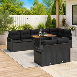 Transform Your Outdoor Space with a Modular 9-Piece Sofa Set