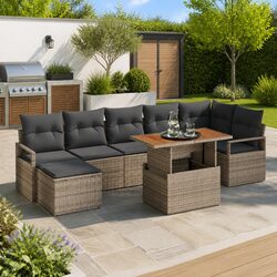 Transform Your Outdoor Space with 8 Piece Sofa Set