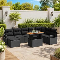 Enhance Your Outdoor Living with This 9-Piece Sofa Set