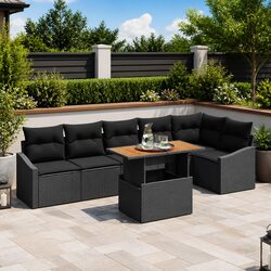 Transform Your Outdoor Space with 7-Piece Sofa Set