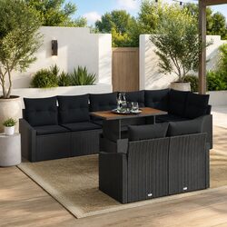 Elevate Your Outdoor Living with 9-Piece Sofa Set