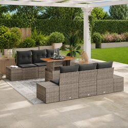 Enhance Your Outdoor Space with this Grey Sofa Set