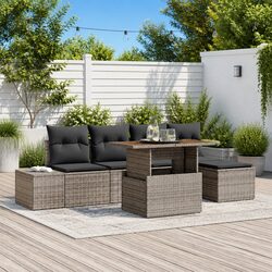 Transform Your Outdoor Space with This 6-Piece Sofa Set
