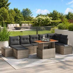 Transform Your Patio with This 8-Piece Garden Sofa Set