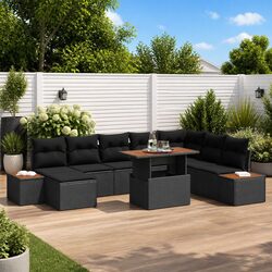 Elevate Your Outdoor Space with 9-Piece Garden Sofa Set