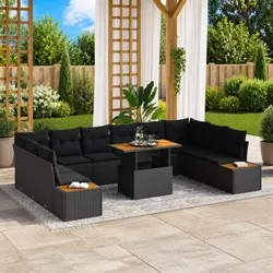 Transform Your Outdoor Space with 11 Piece Sofa Set