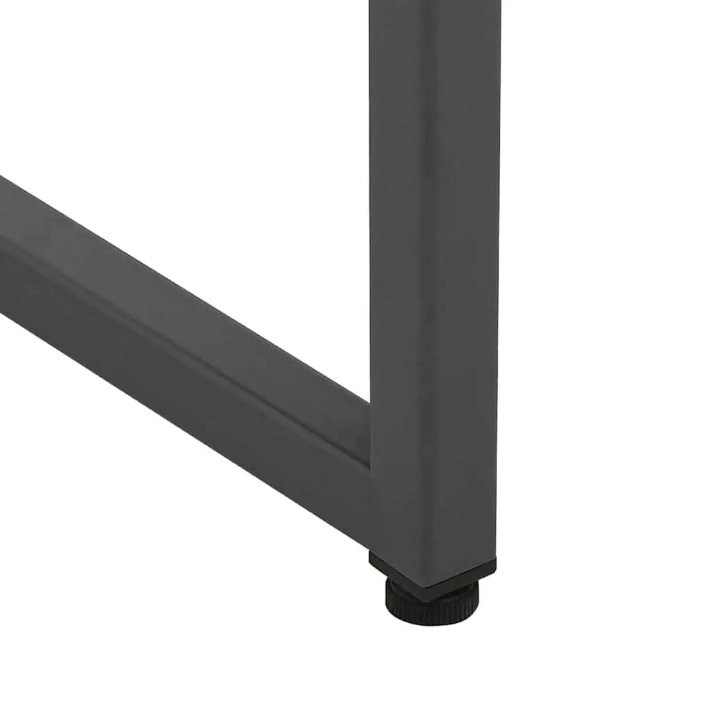 Highboard Storage Cabinet Anthracite 6 Door Display Unit Steel Construction