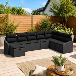 Transform Your Outdoor Space with This 8-Seater Sofa Set