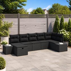 Enhance Your Outdoor Space with a 7-Piece Garden Sofa Set
