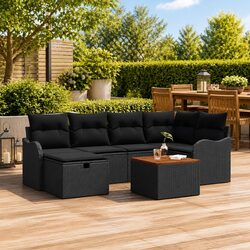 Enhance Your Outdoor Space with 7-Piece Garden Sofa Set