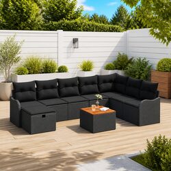 Enhance Your Outdoor Living with This 9 Piece Sofa Set