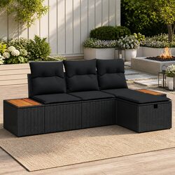 Enhance Your Outdoor Living with this 4 Piece Sofa Set
