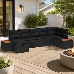 Transform Your Outdoor Space with 8 Pcs Sofa Set