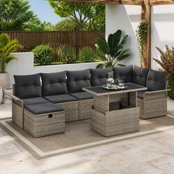 Enhance Your Outdoor Space with 8-Piece Sofa Set