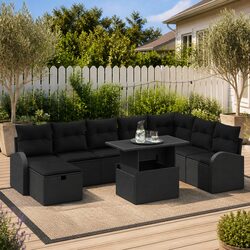 Elevate Your Outdoor Space with a 9-Piece Sofa Set