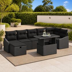 Transform Your Patio with This 8-Piece Sofa Set