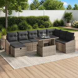 Enhance Your Outdoor Space with This 9-Piece Sofa Set