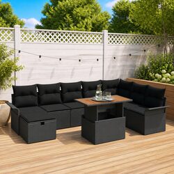 Enhance Your Outdoor Space with 9-Piece Garden Sofa Set