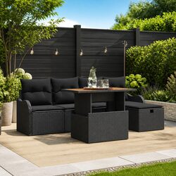 Enhance Your Outdoor Living with 6-Piece Sofa Set