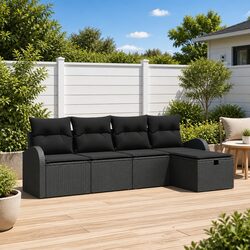 Transform Your Outdoor Space with This 5-Piece Sofa Set
