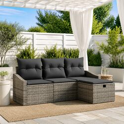 Transform Your Outdoor Living with 4-Piece Sofa Set