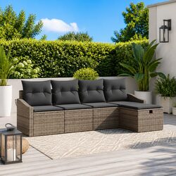 Transform Your Garden with a Flexible 6-Piece Outdoor Sofa Set