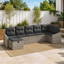 Transform Your Outdoor Space with Grey Modular Sofa Set