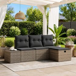 Transform Your Outdoor Space with Grey Modular Sofa Set