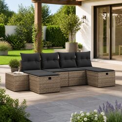 Elevate Your Outdoor Space with a 6-Piece Sofa Set