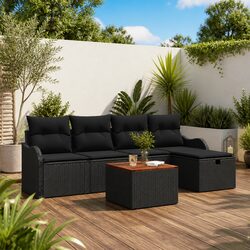 Elevate Your Patio with This 6-Piece Garden Sofa Set
