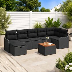 Transform Your Space with This Outdoor Garden Sofa Set 8 Pieces